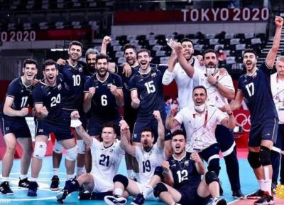 برد شیرین والیبال ایران در اولین بازی المپیک