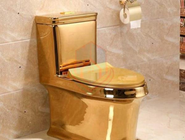 توالتی از طلای 24 عیار