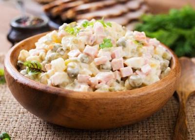 طرز تهیه سالاد الویه برای 5 نفر